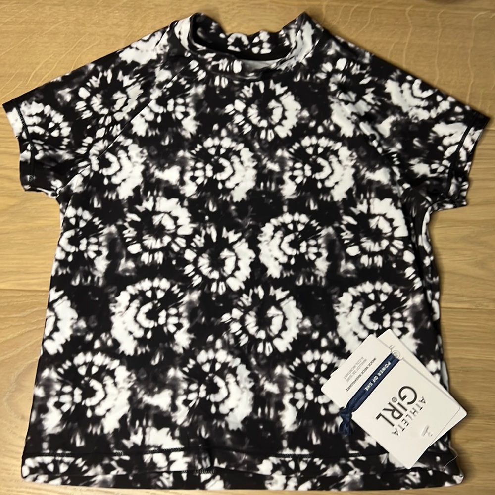 Athleta Girl Mock Neck Rashguard M/8-10